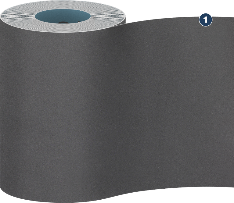 Bosch schuurrol voor metaal- en houtoppervlakken.