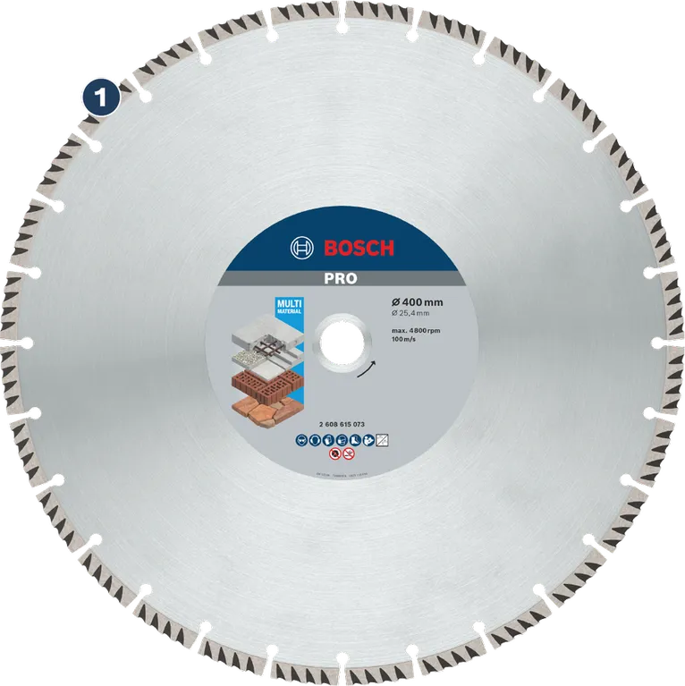 شفرة الماس من Bosch لقطع مواد متعددة.