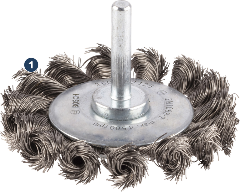 Ίσιος άξονας τροχού από ανοξείδωτο χάλυβα Bosch PRO με βαρύ σύρμα.