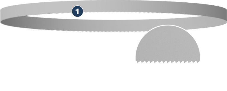 Pásový pilový list Bosch PRO CB4418, jemné zuby 1140 mm.