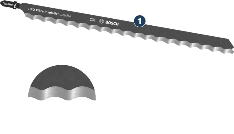 Bosch PRO Fibre Insulation precise T1013AWP jigsaw blade.