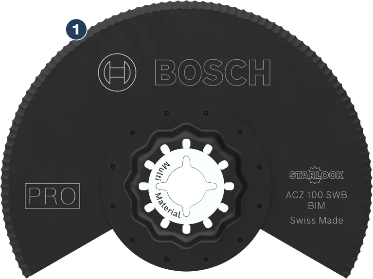 شفرة أداة متعددة الاستخدامات Bosch PRO ACZ 100 SWB، 100 ملم.