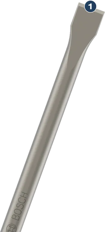 إزميل Bosch المسطح لأعمال الهدم والبناء.