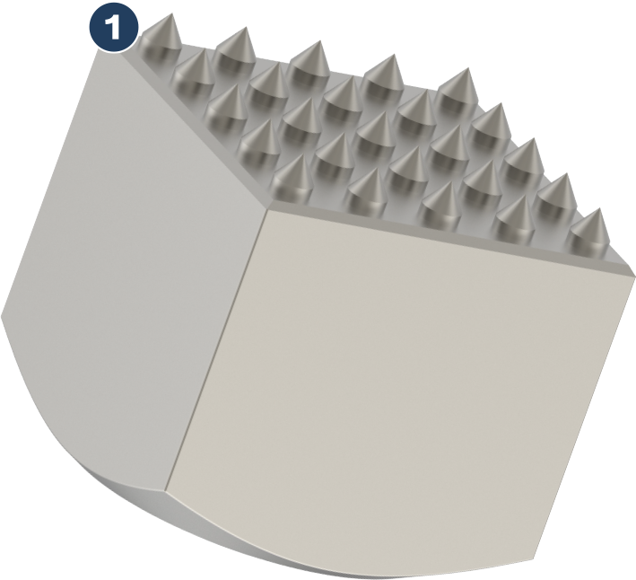 Bosch PRO SDS max-5C Carbide Bush Head with 5x5 teeth.