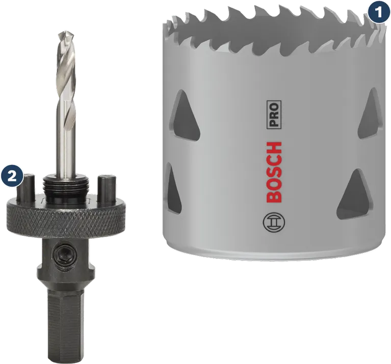 Bosch augusaagi ja võlli adapteri komplekt.