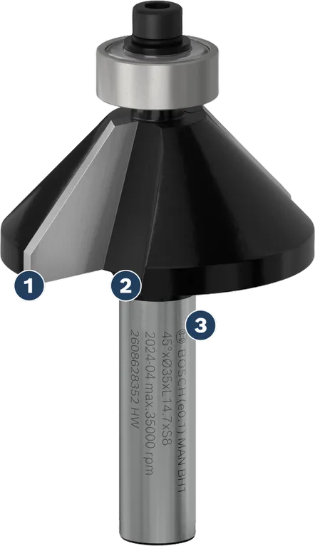 Bosch kaldfrees nurga all lõikamiseks.