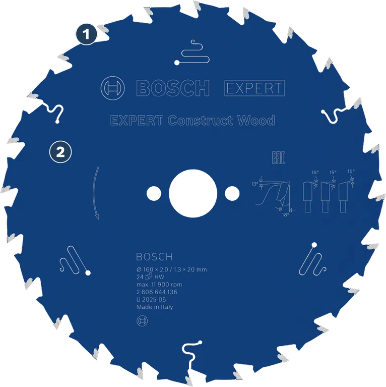 Пильный диск Bosch Expert Construct Wood.