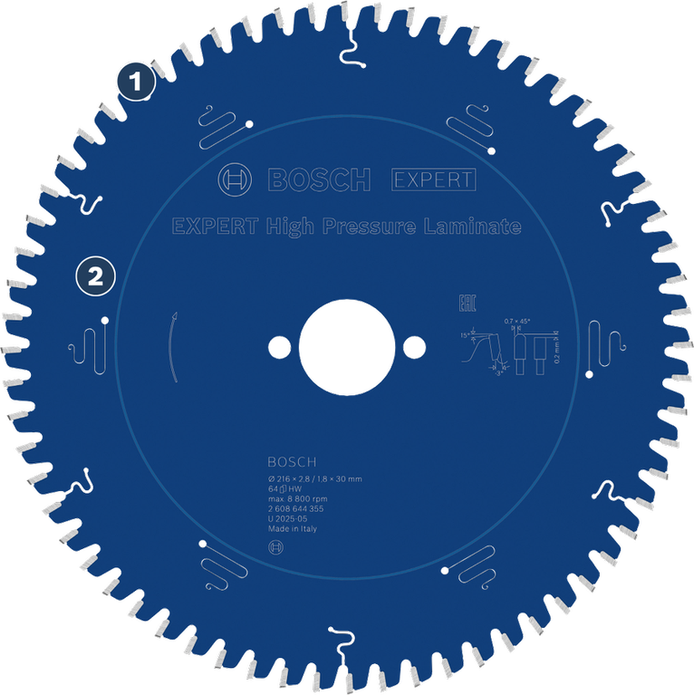 Bosch Expert højtrykslaminat rundsavklinge.