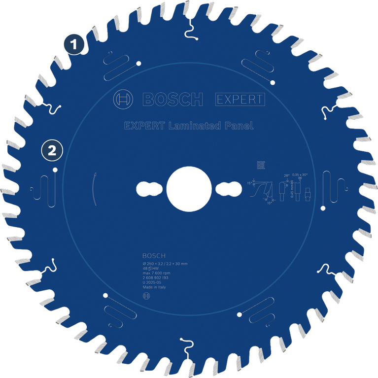 Lama per sega circolare Bosch Expert Laminated Panel.