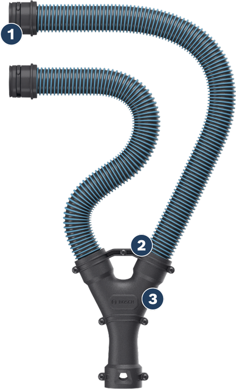 Bosch PRO Y-slange støvkoblingssæt til bordrundsave.