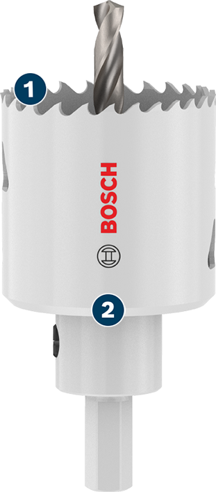 Bosch кружна тестера са карбидним зупцима за дрво и метал.