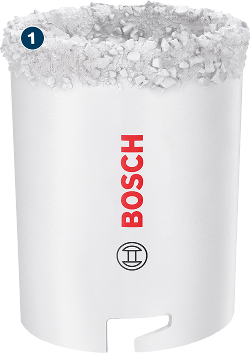 Bosch тестера за рупе од карбида за плочице и камен.