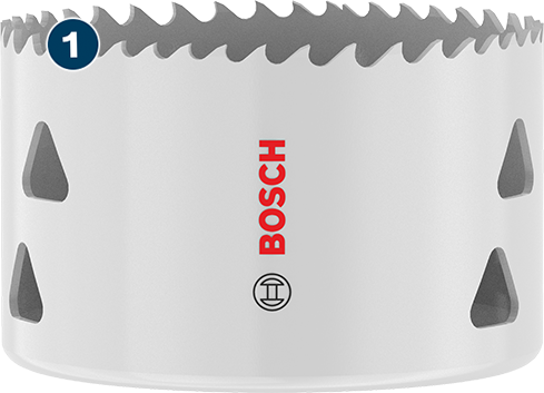 Bosch кружна тестера са назубљеним сечивом.