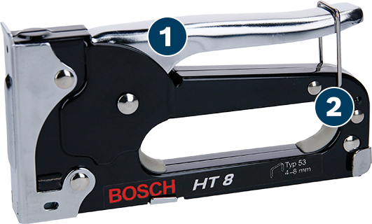 دباسة يدوية من Bosch HT 8 للدبابيس من 4 إلى 8 مم.