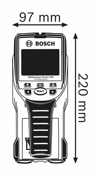 601010005 Detector de materiales Bosch D-TECT 150 hasta 150 mm – Bosch  Store Online