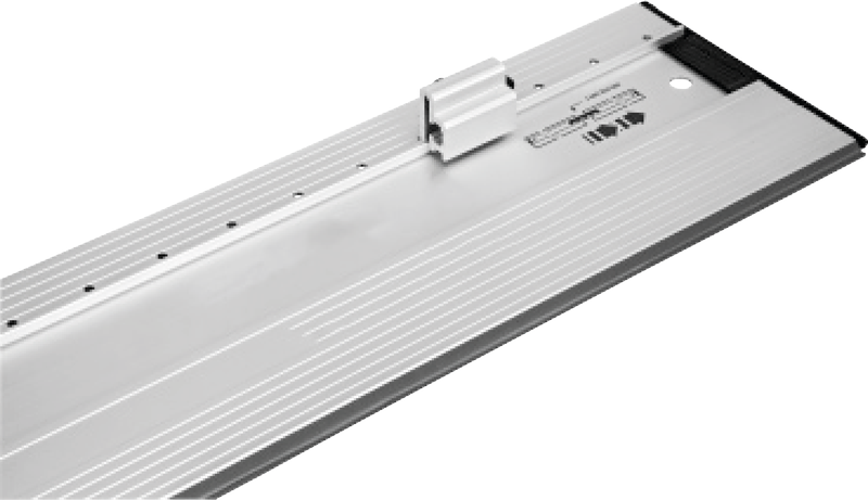 Kompatibel med styreskinne.