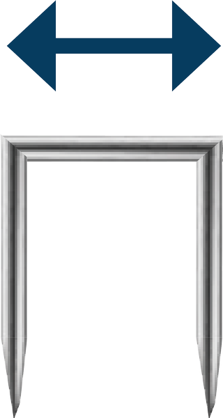 Дужина спајалице.