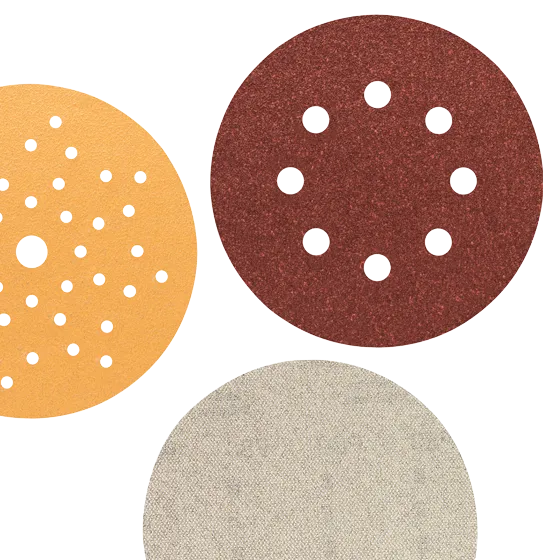 FERM Carta Abrasiva G120 (5 Pezzi) Per Levigatrice Palmare