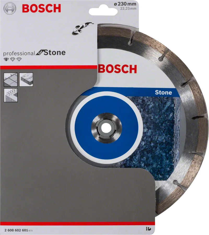 Disco de corte de diamante Bosch para piedra 230mm.