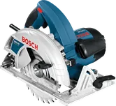 Sierra circular de mano Bosch GKS 65 para cortar madera.