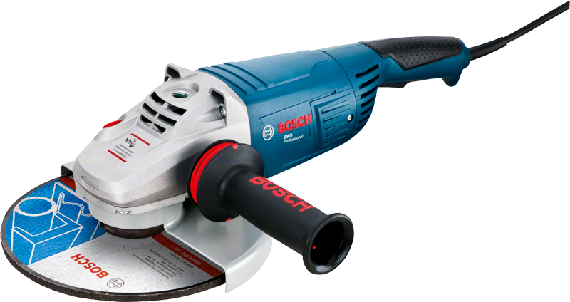 Herramienta amoladora angular eléctrica Bosch .