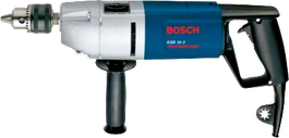 Taladro eléctrico Bosch azul.