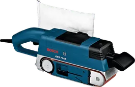 Lijadora de banda Bosch GBS 75 AE con bolsa para polvo.