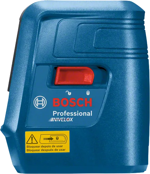 Dispositivo de nivel láser azul Bosch .