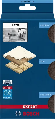 Esponjas de lijado Bosch EXPERT S470 Combi Block 69×97×26 mm.