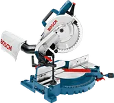 Sierra ingletadora Bosch GCM 10 con hoja de 254 mm y ajustes de ángulo precisos.