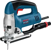 Sierra de calar Bosch GST 120 BE con mango ergonómico.