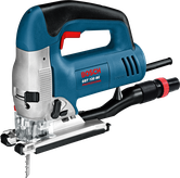 Sierra de calar Bosch GST 120 BE con mango ergonómico.