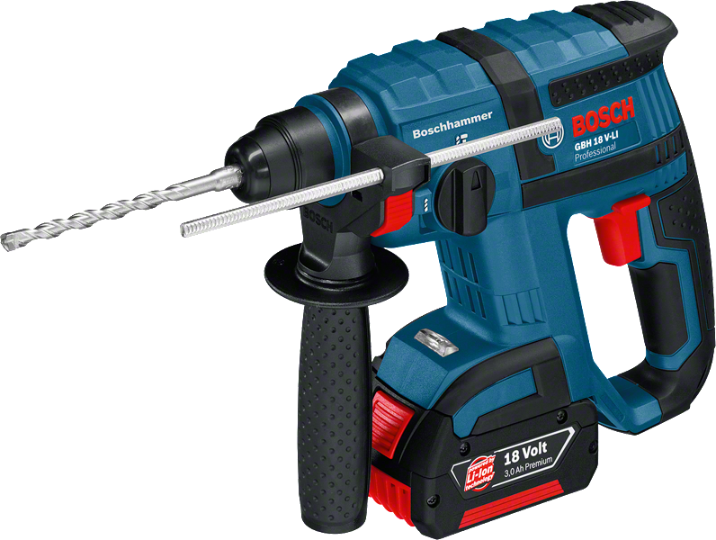 Martillo perforador a batería Bosch GBH 18 V-LI SDS plus.