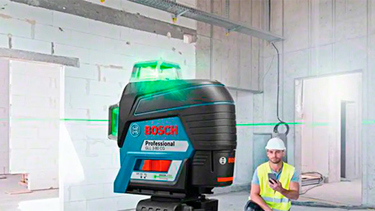 Nível a Laser Bosch: O que é trava de pêndulo e quais são suas vantagens