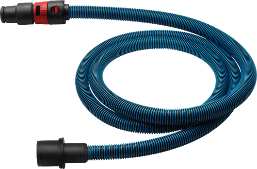 Mangueira antiestática Bosch de 22 mm com adaptador de encaixe tipo baioneta.