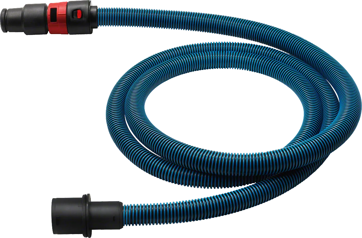 Mangueira antiestática Bosch com adaptador de encaixe tipo baioneta.