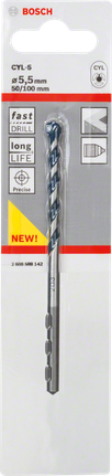 Broca para concreto Bosch CYL-5 de 5,5 mm.