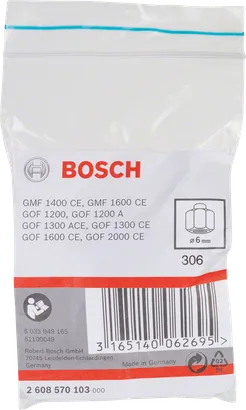 Pinça Bosch de 6 mm.