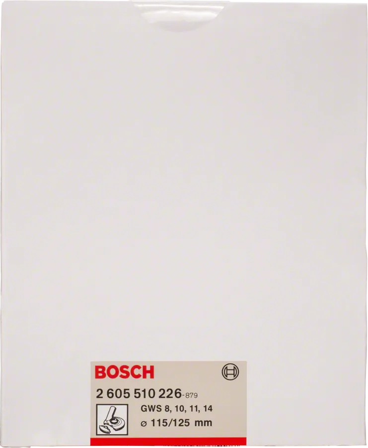 Embalagem de escova de reposição Bosch.