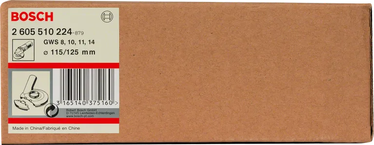 Guia de corte Bosch com aspiração de pó 115/125 mm.