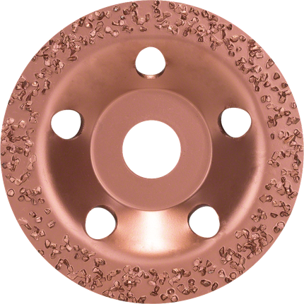 Cabeça de retificação de carboneto de tungstênio Bosch , roda plana grossa.