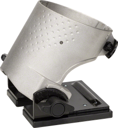 Gaiola de roteador angular Bosch com base de inclinação ajustável.