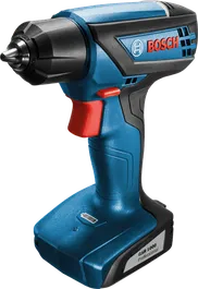 Furadeira/parafusadeira sem fio Bosch GSR 1000 com bateria de 10,8 V.