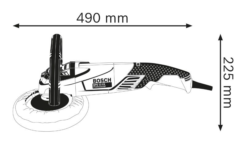PRO GPO 12 CE 127V Politriz | Bosch Professional