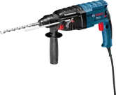 Furadeira de martelo rotativa elétrica.