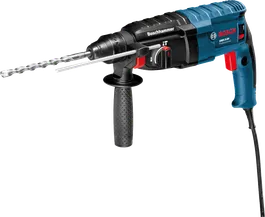 Furadeira de martelo rotativa elétrica.