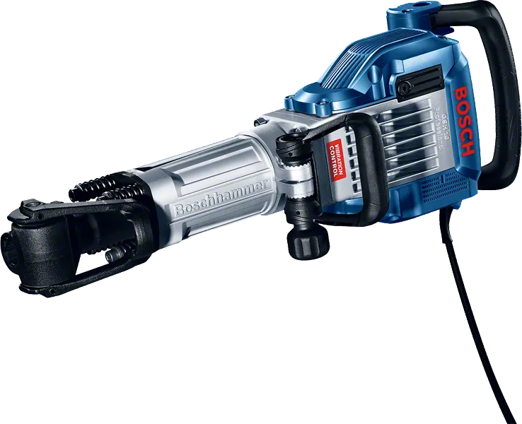 Martelo de demolição Bosch GSH 16-28 com controle de vibração.