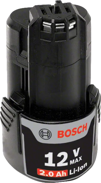 Bateria de íons de lítio Bosch 12 V 2,0 Ah.