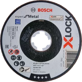 Disco de Corte X-LOCK Bosch Expert for Metal Centro Reto