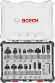 Jogo de fresas misto Bosch Standard